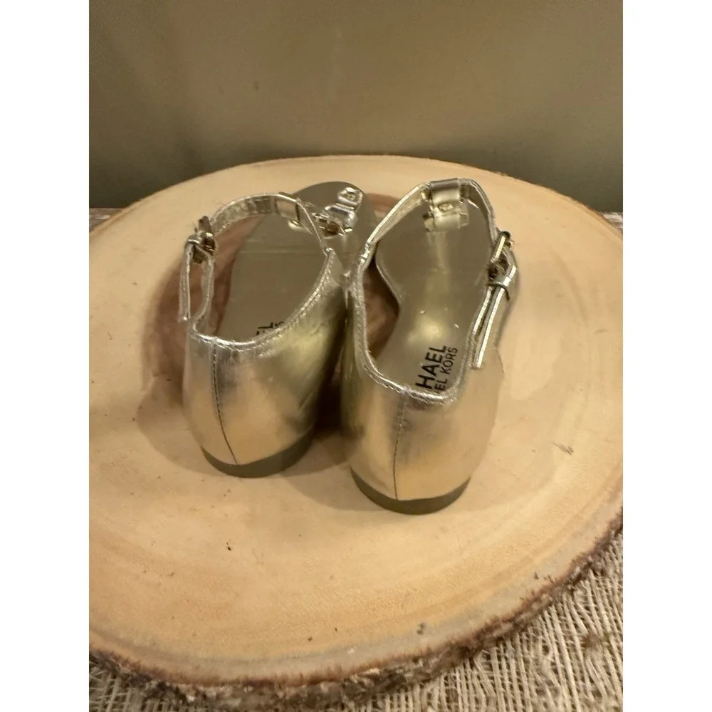 Michael Kors Girls Demi‎ Emila Gold Jeweled Sandals